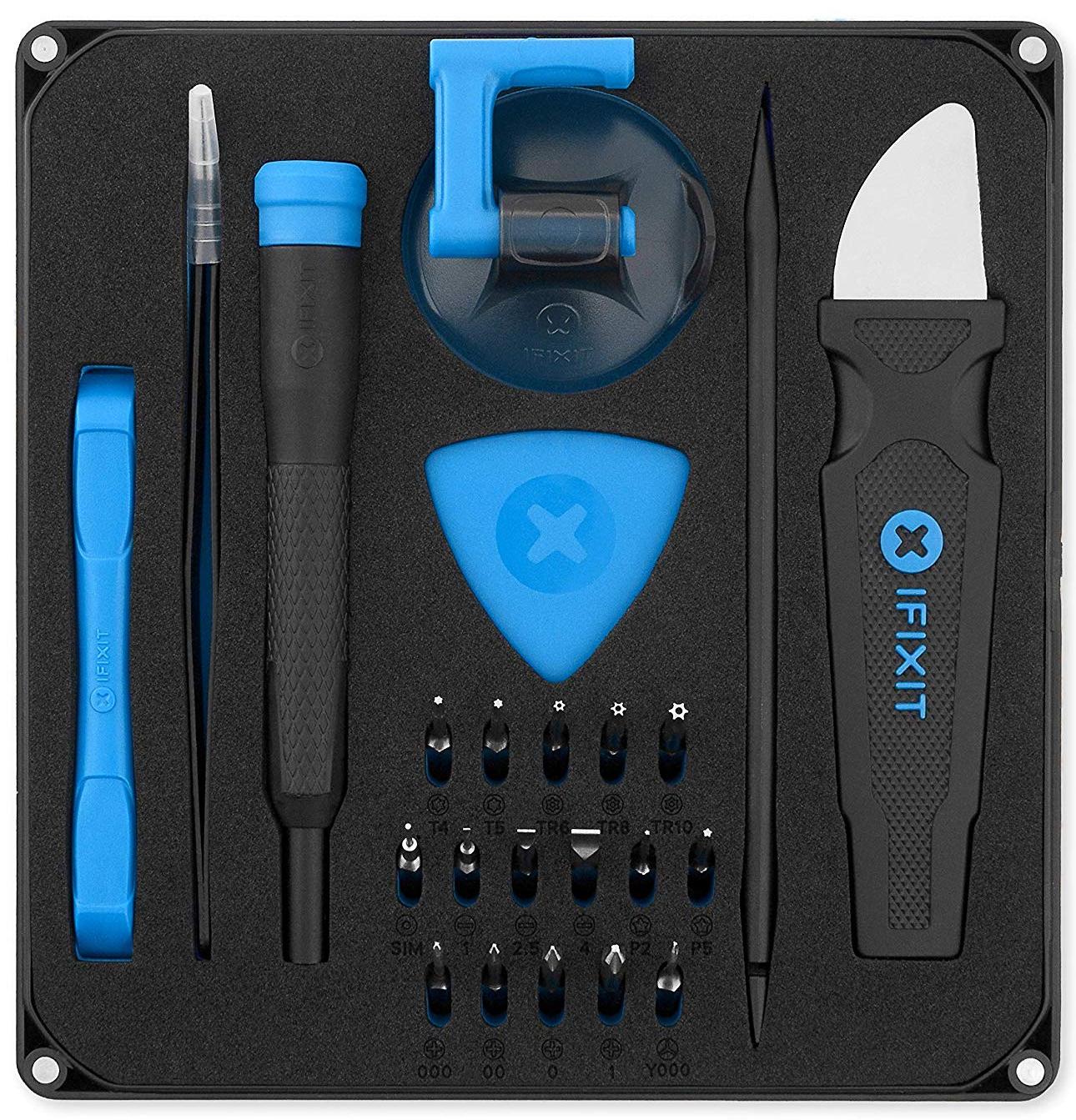 Набор инструментов iFixit Essential Electronics Toolkit (IF145-348-2) присоска ножницы для снятия дисплея rexant