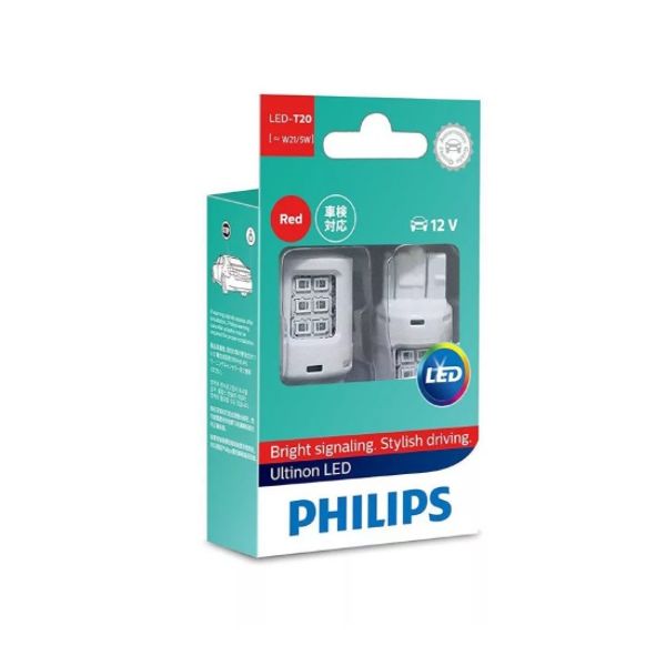 фото Комплект светодиодных ламп w21/5 led 11066 12v philips 11066ulrx2