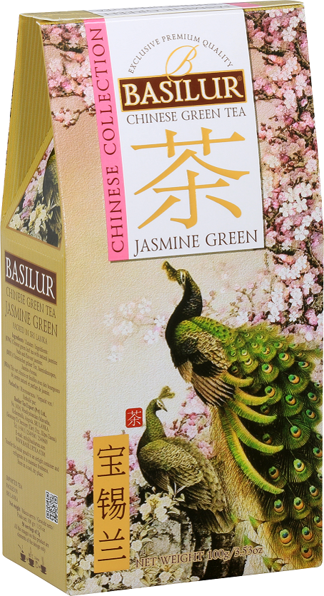 Чай Basilur Китайская коллекция Зеленый с жасмином листовой 100 г