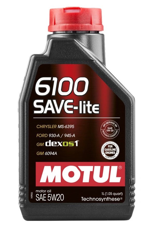 Моторное масло Motul 6100 Save-Lite 5W20 1л