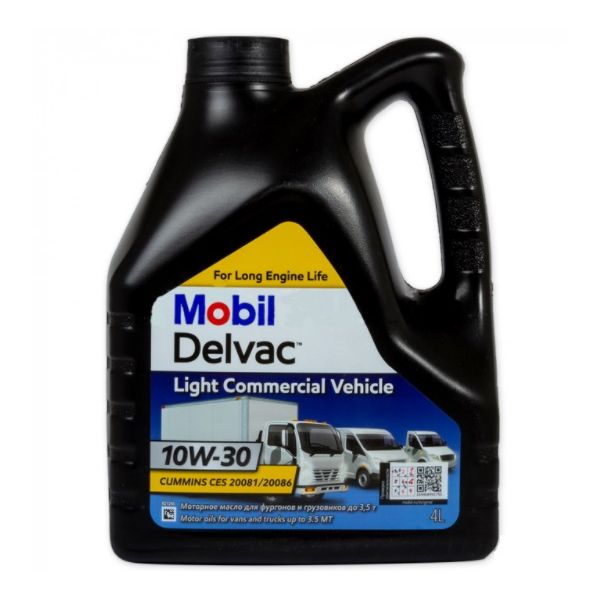 фото Масло моторное mobil delvac commercial vehicle 10w30 минеральное 4 л 154620 mobil 154620