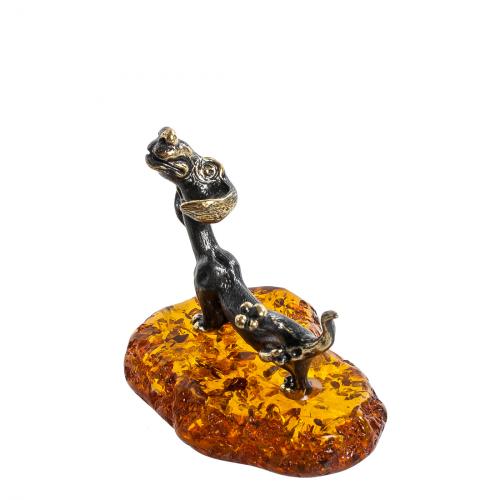

Фигурка декоративная Art East, Такса на прогулке, 3,5 см, Золотистый