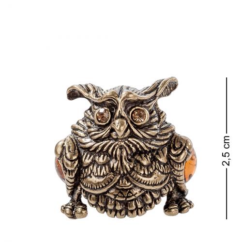 

Фигурка Art East, Мудрая сова, 2,5 см, Золотистый