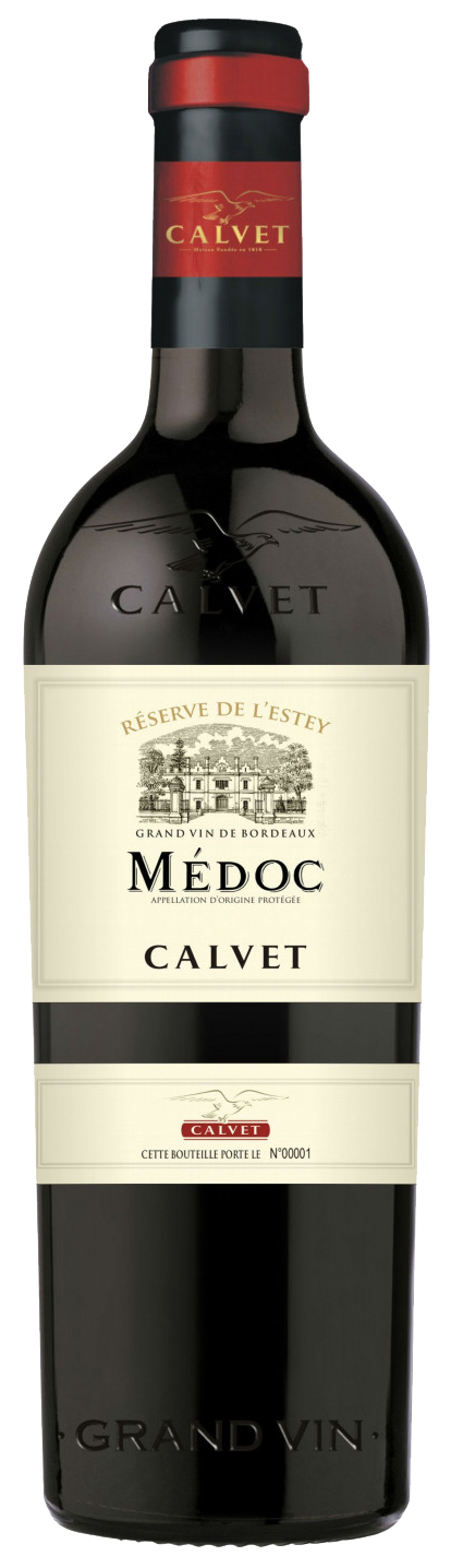 фото Вино calvet reserve medoc красное сухое 0,75 л