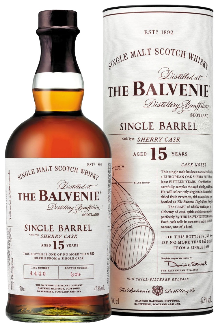 Виски Balvenie Сингл Баррел 15 лет 0,7 Туба