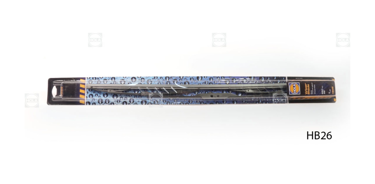 фото Щетка стеклоочистителя, каркасная, крючок, 26/650mm, универсальная, 1 шт. hola арт. hb26