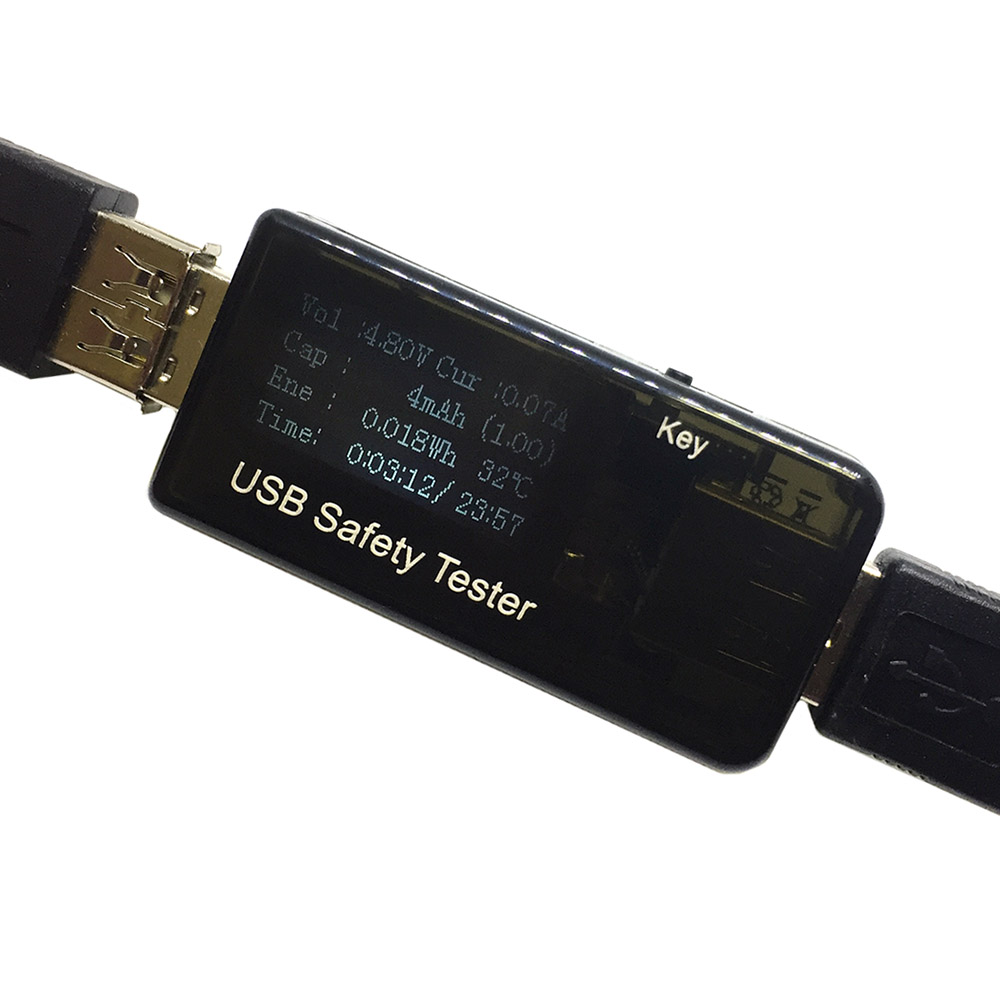 Цифровой тестер USB, Espada J7-t, 3-30В, 0-5А, 12 параметров универсальный цифровой токовый тестер hoegert technik