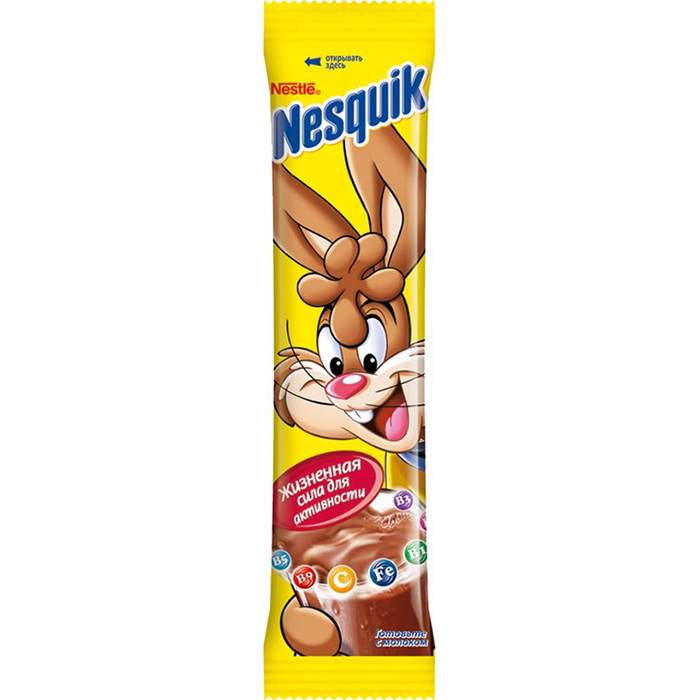 

Шоколадный напиток Nesquik в стиках 13.5 г