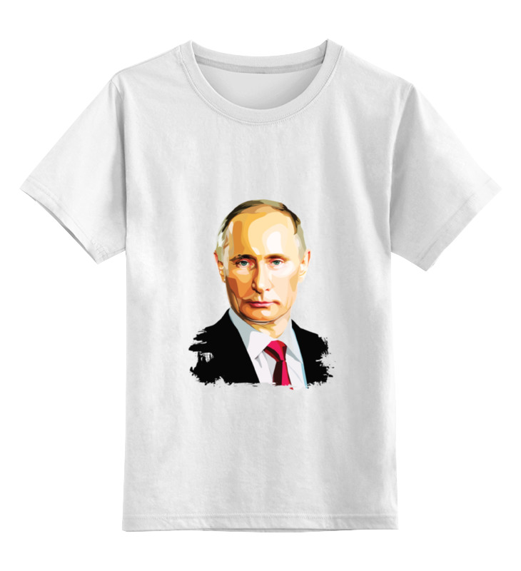 

Детская футболка Printio Владимир Путин цв.белый р.164, 0000000734691