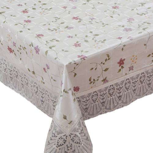 

Скатерть MEIWA, 152*228 см, прямоугольная, бежево-розовый