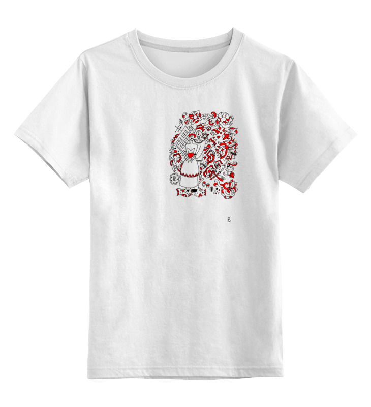 Детская футболка Printio Свадьба в стиле марка шагала цв.белый р.164