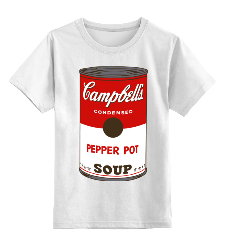 

Детская футболка Printio Campbell's soup энди уорхол цв.белый р.164, 0000000727337