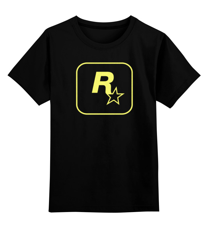 Детская футболка Printio Rockstar staff t-shirt цв.черный р.104 детская футболка printio rockstar staff t shirt цв р 140