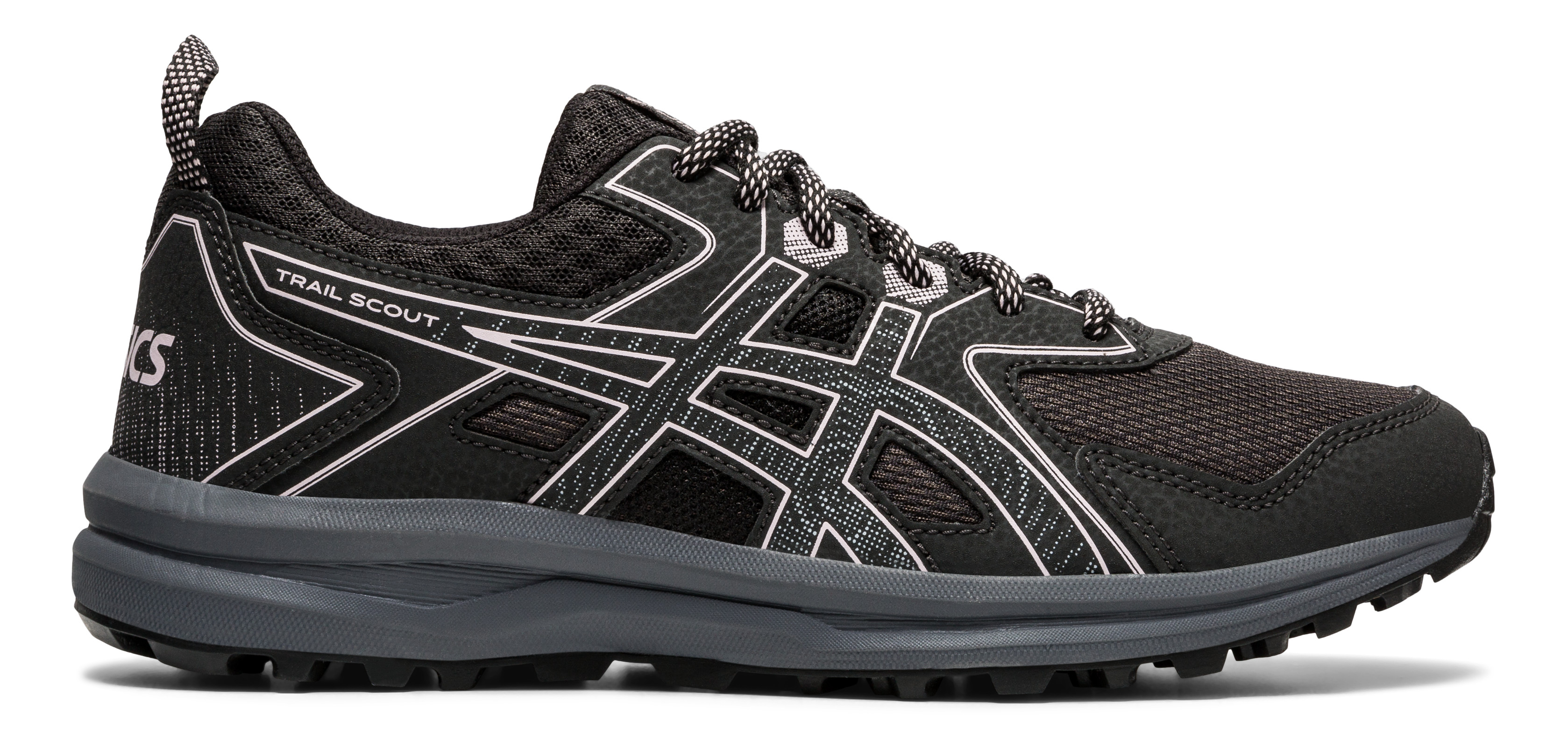 фото Кроссовки женские asics trail scout серебристые 7 us