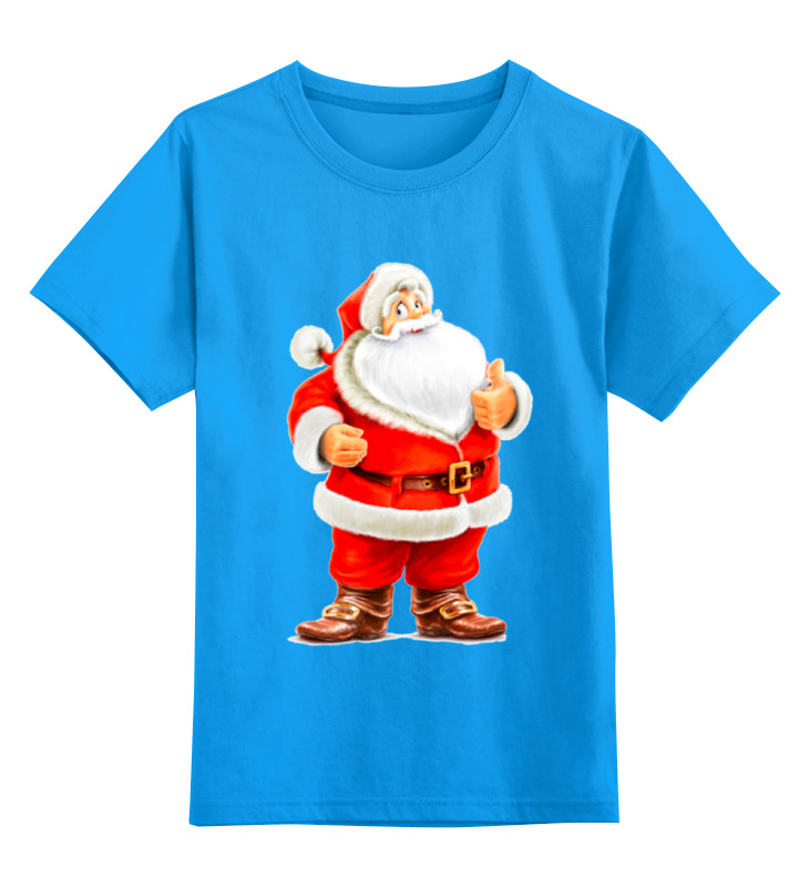 

Детская футболка Printio Happy new year цв.голубой р.104, 0000000732735