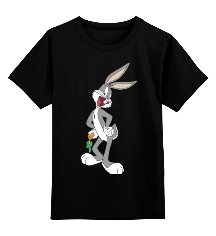 

Детская футболка Printio Багз банни bugs bunny, кролик багз цв.черный р.104, 0000000730972