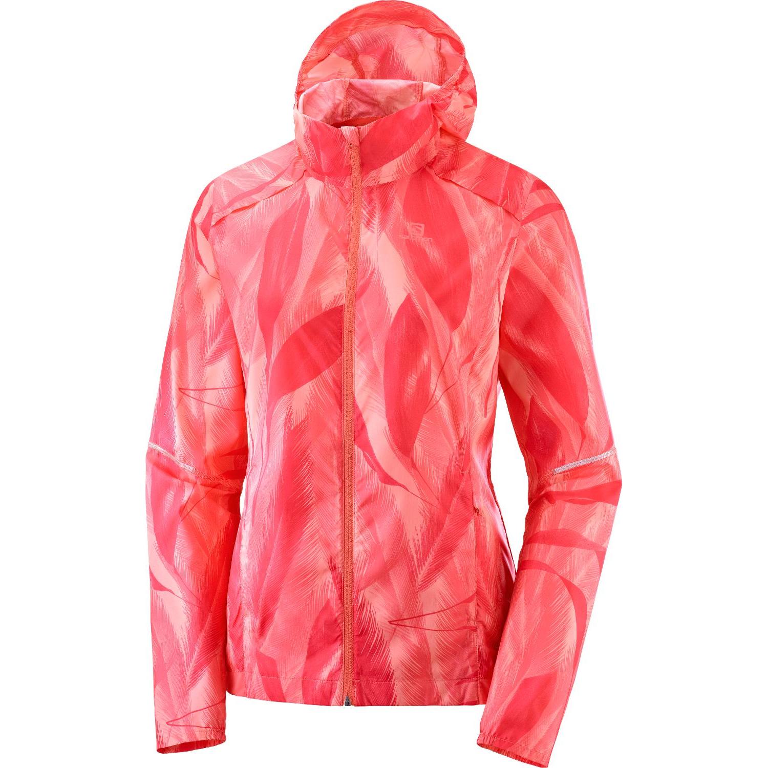 

Куртка Salomon Agile Wind Print Hoodie W, desert flower/dubarry/hibiscus, XS, Agile Wind Print Hoodie W