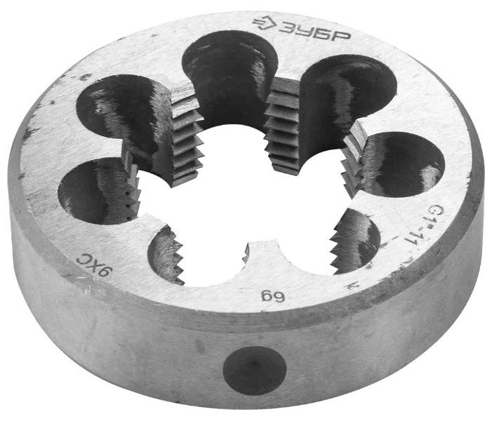 

Плашка Зубр 4-28032-3/4, 4-28032-3/4 круглая для трубной резьбы G3/4''