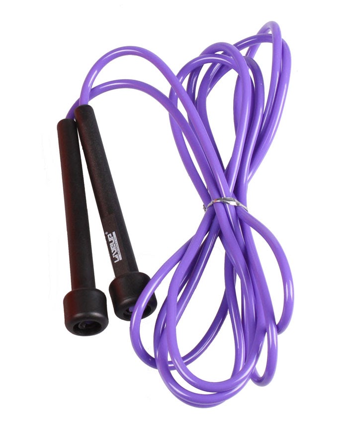 фото Скакалка скоростная liveup speed jump rope 270 см black/purple