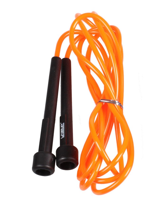 фото Скакалка скоростная liveup speed jump rope 270 см black/orange