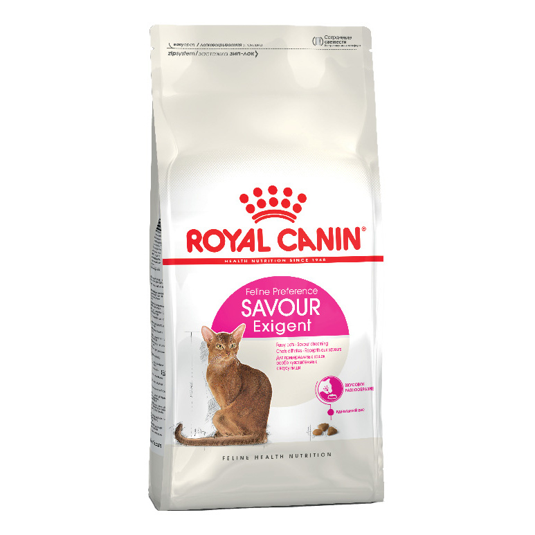 фото Сухой корм для кошек royal canin savour exigent, для привередливых к вкусу, 2кг