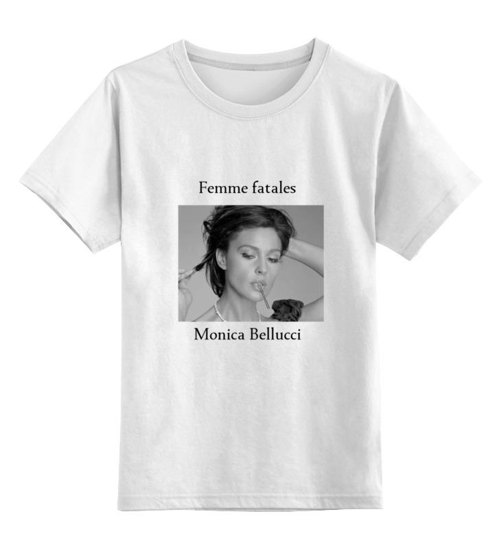 

Детская футболка Printio Monica bellucci цв.белый р.116, 0000000738885