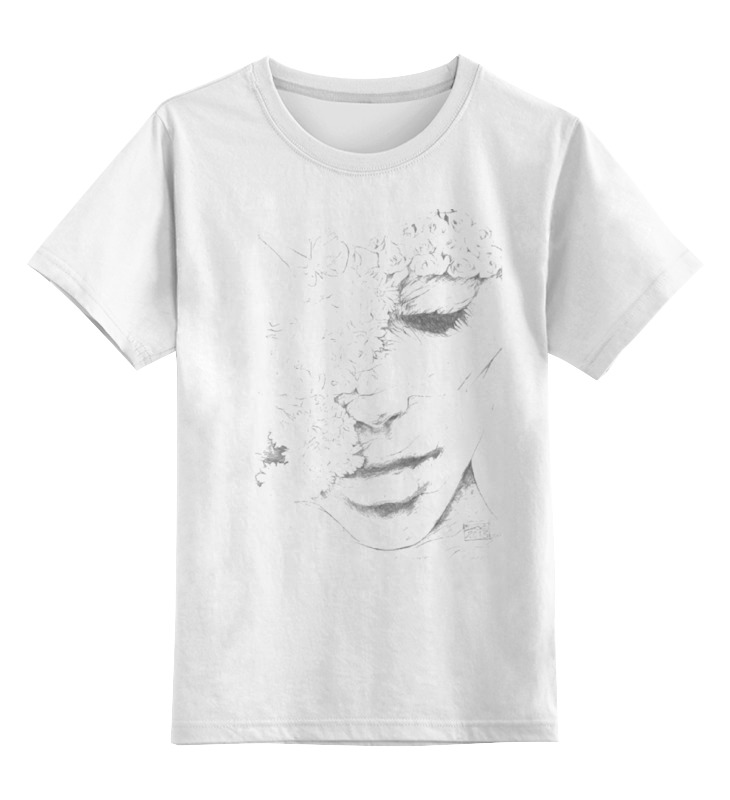 

Детская футболка Printio Face girl цв.белый р.116, 0000000738669