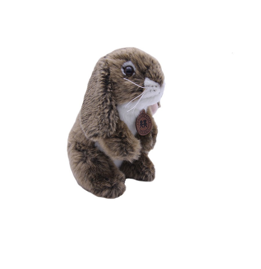 Мягкая игрушка Anna Club Plush Кролик стоит, коричневый 25 см