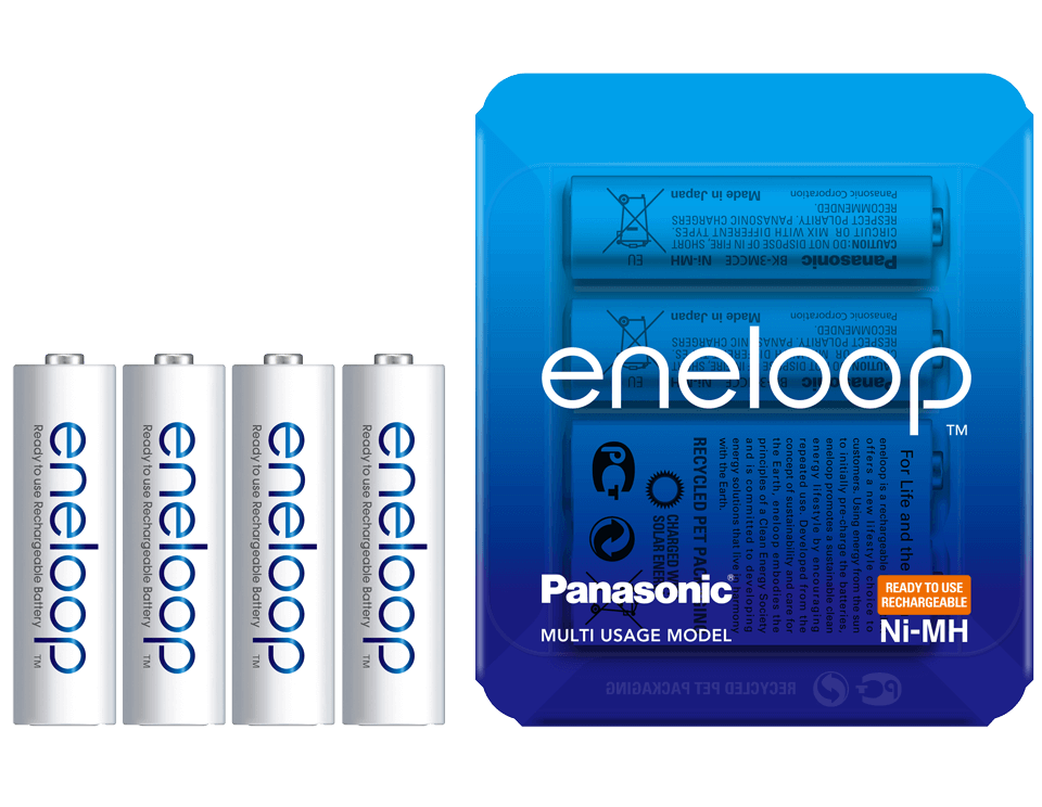 

Аккумуляторы Panasonic eneloop AA BK-3MCCE-4LE