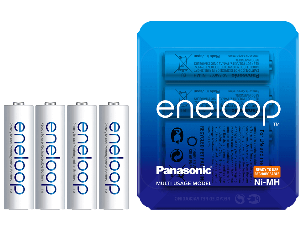 Аккумуляторы Panasonic eneloop AA BK-3MCCE-4LE аккумуляторы panasonic eneloop combi aa aaa