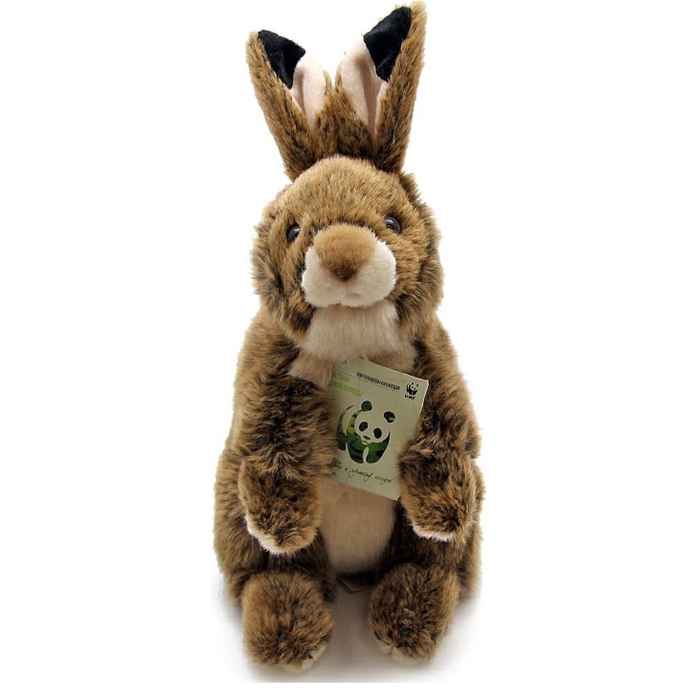Мягкая игрушка Кролик коричневый WWF 25 см