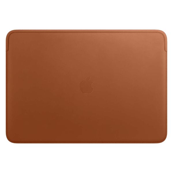 фото Кейс для macbook apple leather sleeve 16'' macbook pro saddle brown