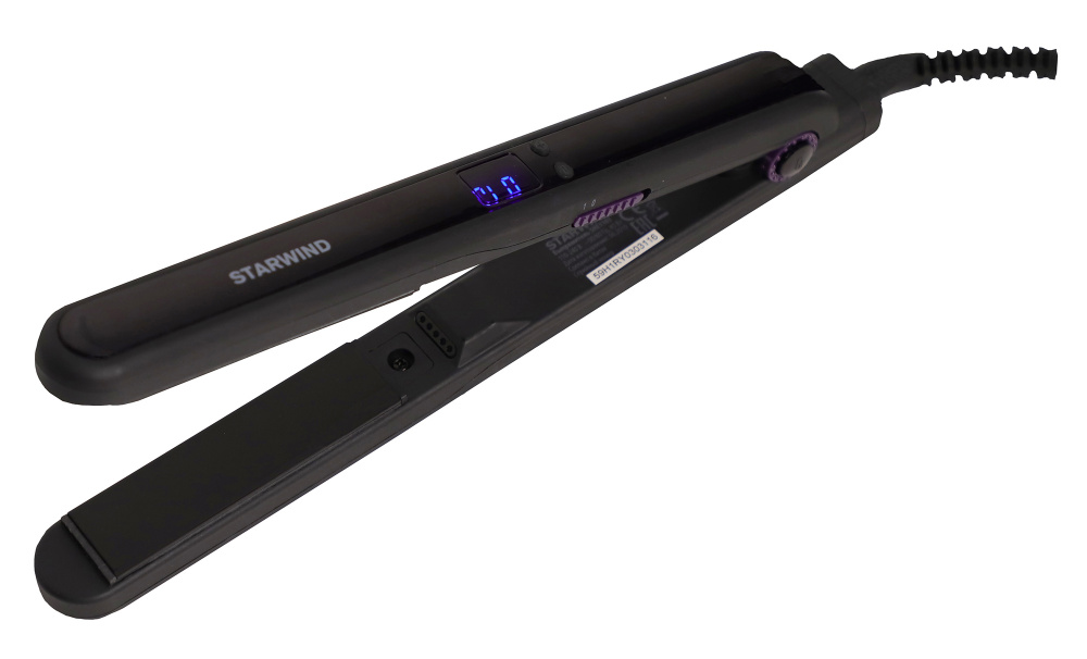 

Выпрямитель волос Starwind SHE1103 Black/Violet, Черный, SHE1103