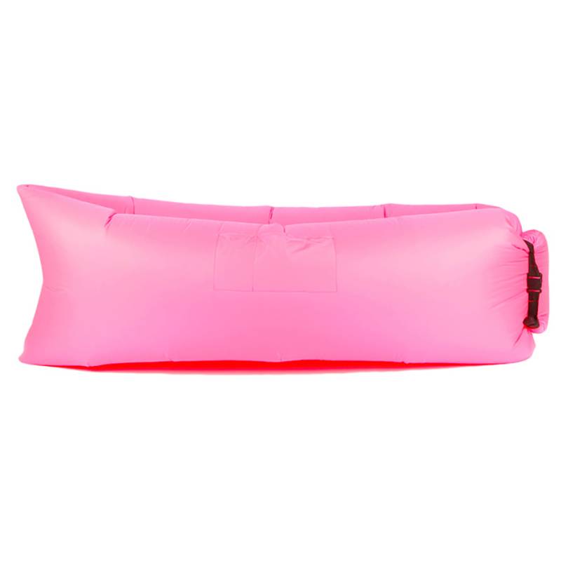 фото Надувной диван лежак baziator p0003 220х70 см pink nobrand