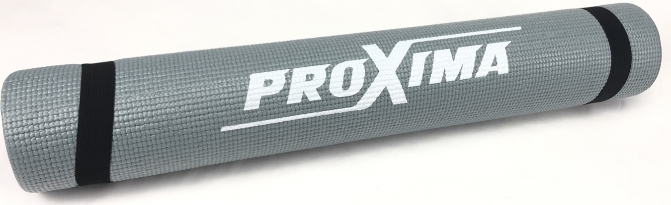 

Коврик для йоги и фитнеса Proxima YG03-3 серый 170 см, 4 мм, YG03-3