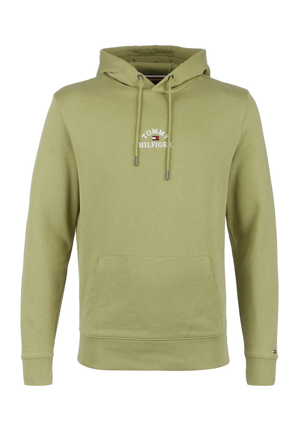 

Худи мужское Tommy Hilfiger MW0MW13037 L9F faded olive зеленое L, Зеленый, MW0MW13037 L9F faded olive