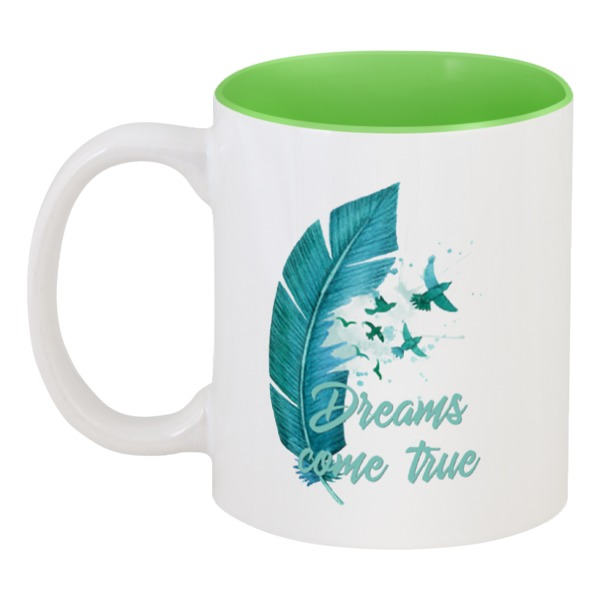 

Кружка Printio цветная внутри Dreams come true