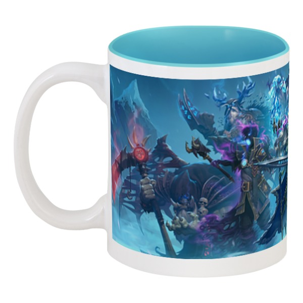 

Кружка Printio цветная внутри Knights of the frozen throne
