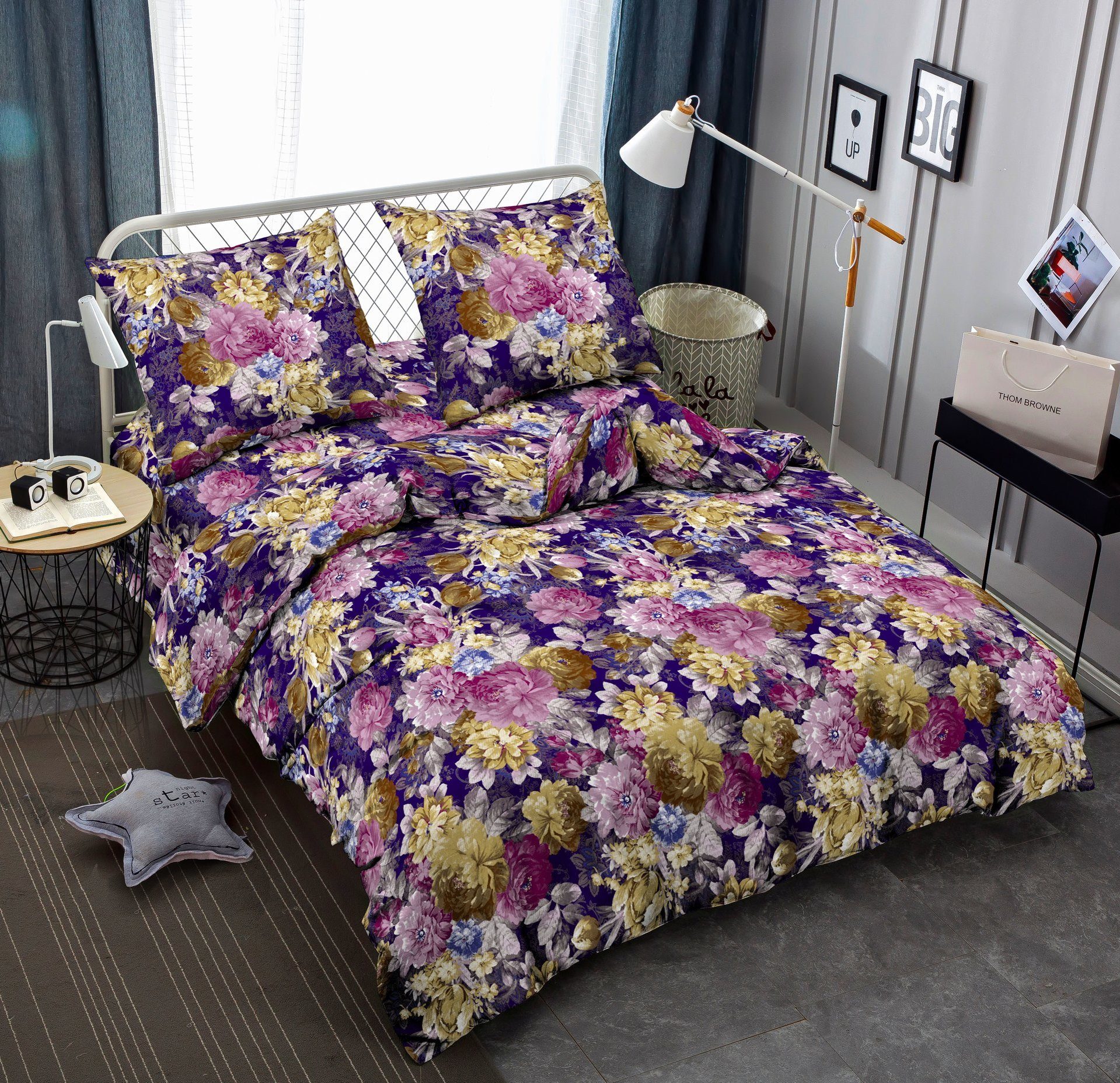 

Комплект постельного белья Amore Mio из макосатина Luxury 1,5сп., BZ Luxury SINGLE M