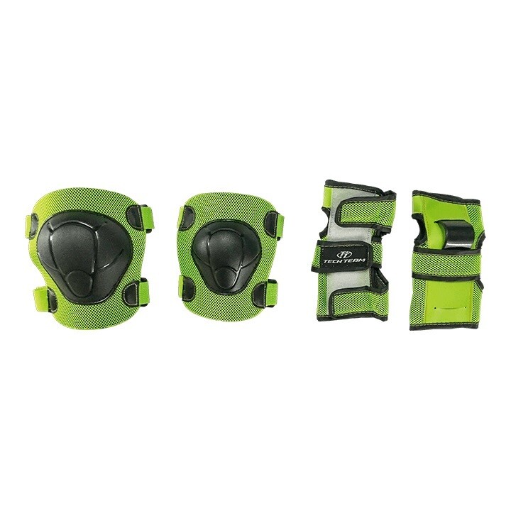 

Детская защита для катания Тech Team SAFETY LINE 100 зеленая размер S