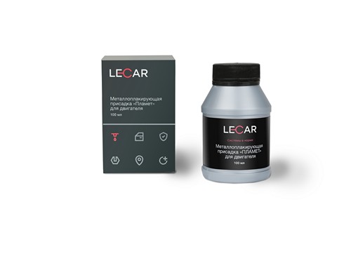 Металлоплакирующая присадка для двигателя LECAR LECAR000011411 100 мл, флакон