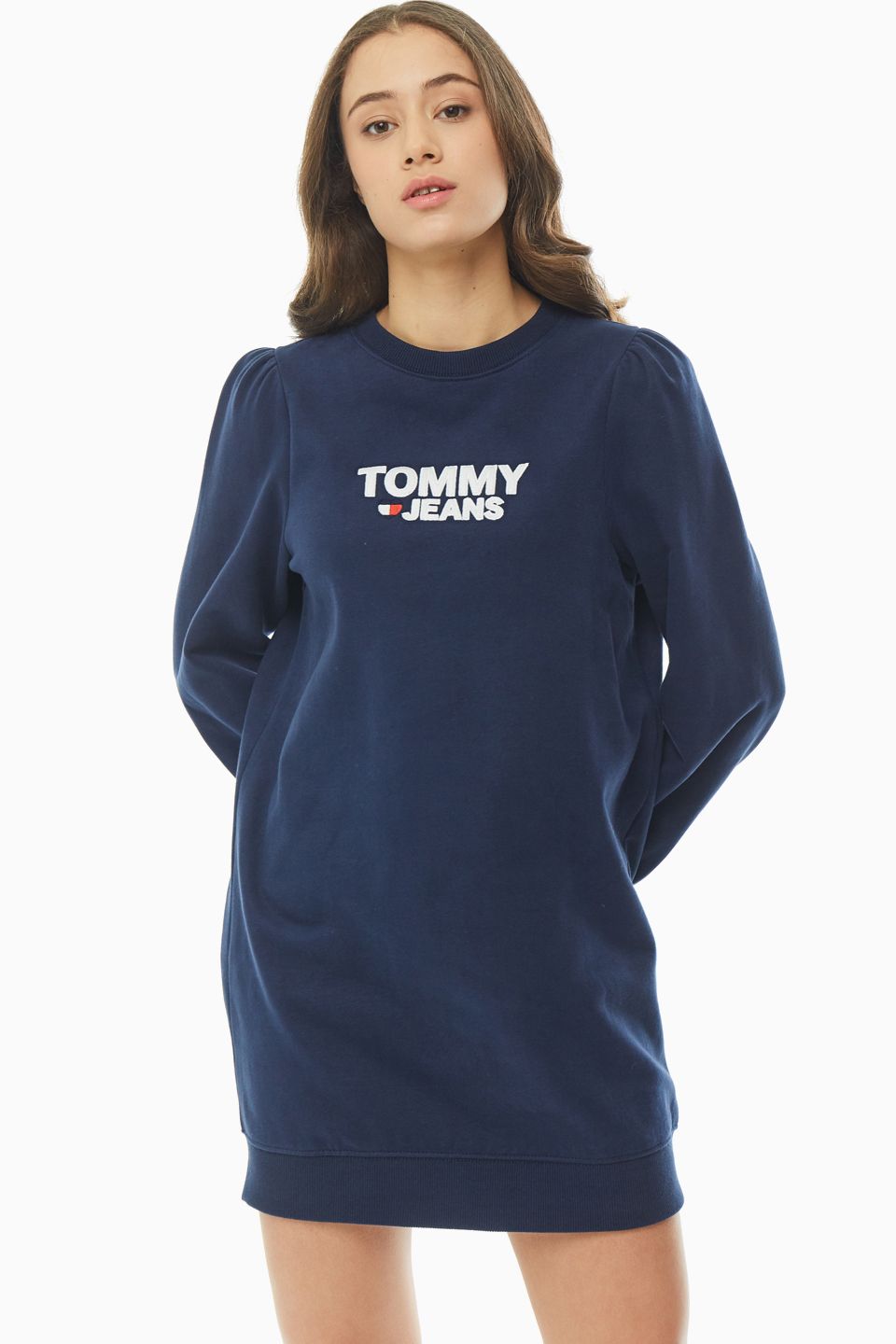 

Платье женское Tommy Jeans DW0DW07592 CBK black iris синее M INT, Синий, DW0DW07592 CBK black iris