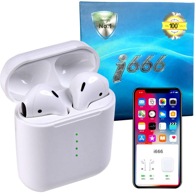 

Беспроводные наушники TWS i666 V1.0 White, i666 V1.0