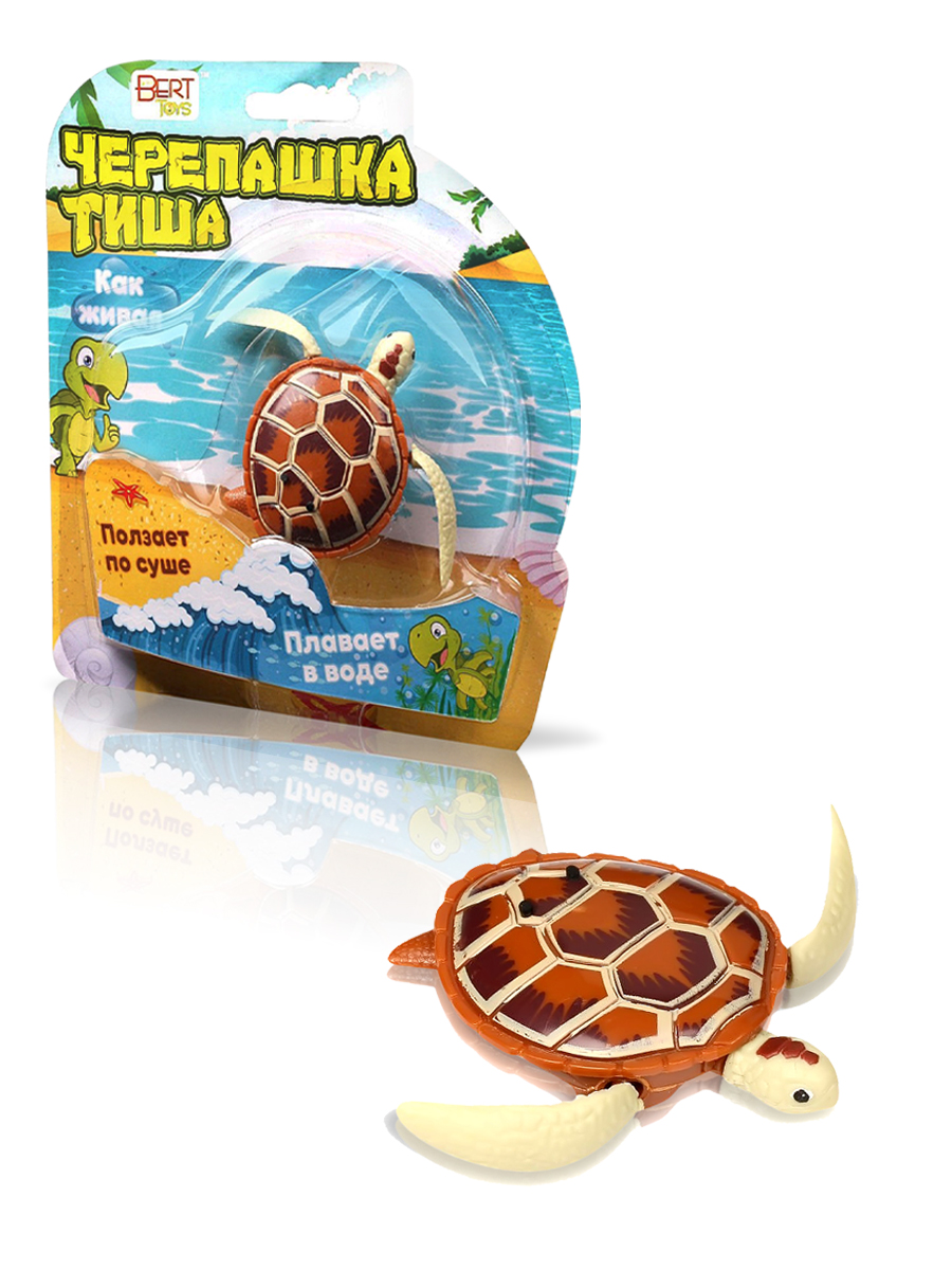 

Игрушка для ванной BertToys Черепашка Тиша