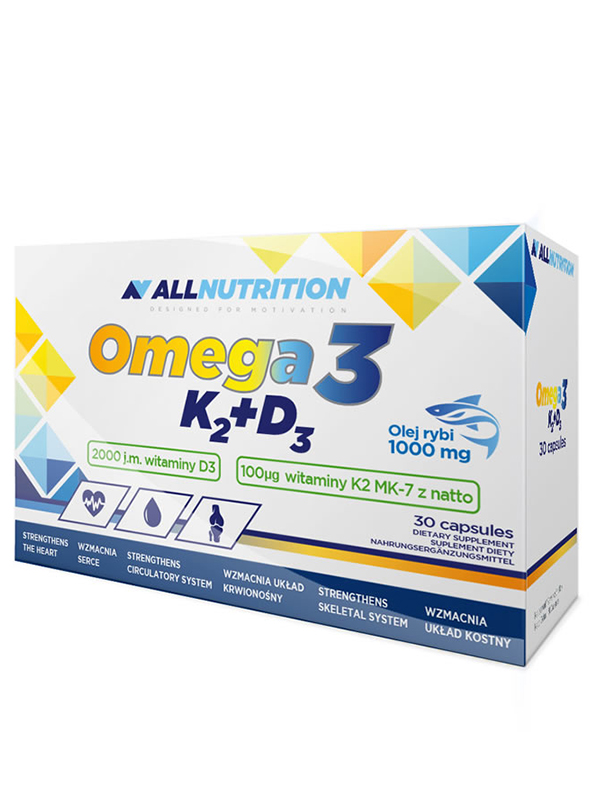 

ALLNUTRITION Omega-3 vitamin K2+D3, 30 капсул, Omega-3 vitamin K2+D3, 30 капсул