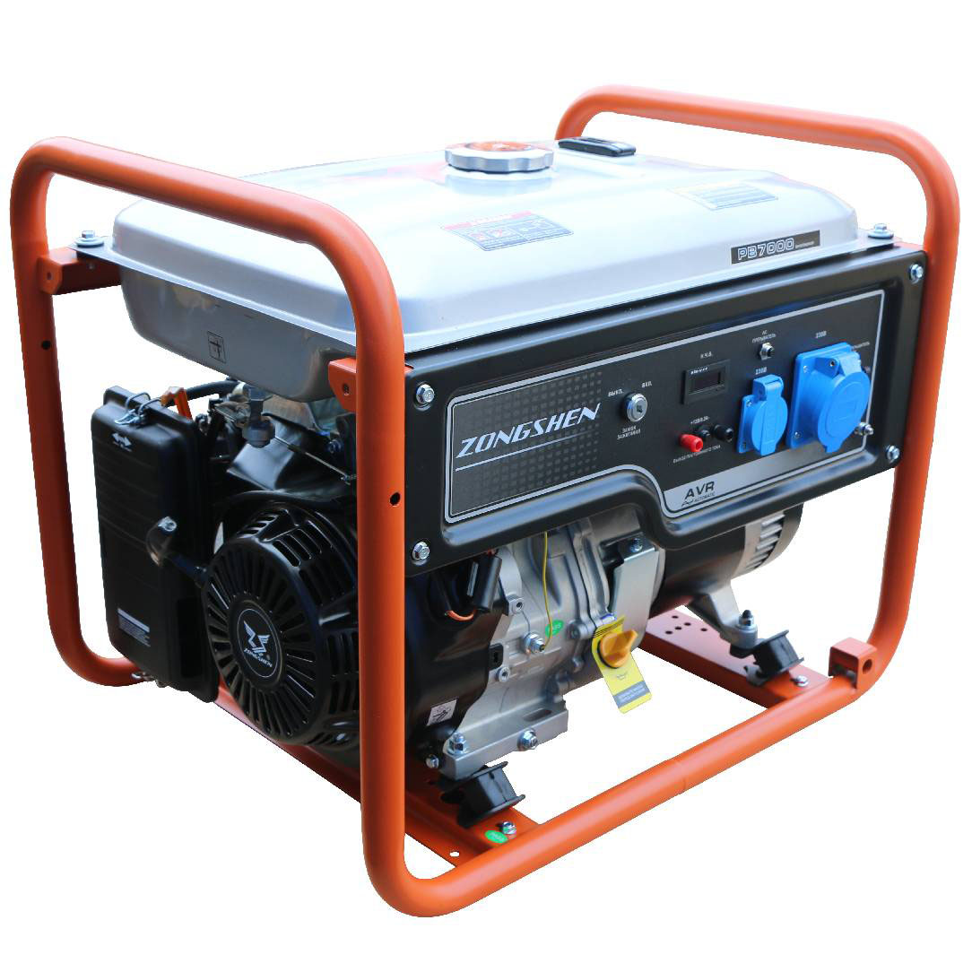 бензиновый двигатель для садовой техники zongshen gb225 td 1t90qw252 7 5 л с Генератор бензиновый Zongshen PB 7000