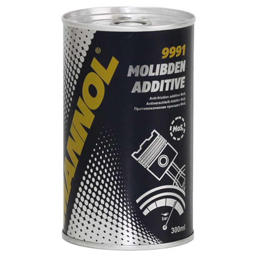 

9991 MANNOL Molibden Additive 300 мл. Присадка для снижения трения
