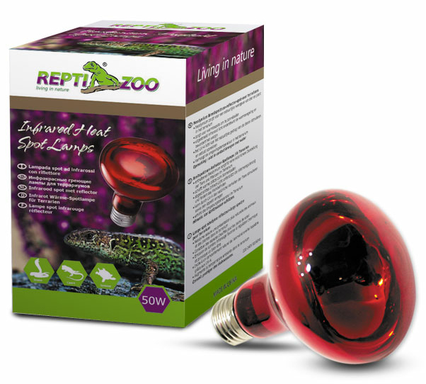 фото Инфракрасная лампа для террариума reptizoo repti infrared, 150 вт repti-zoo