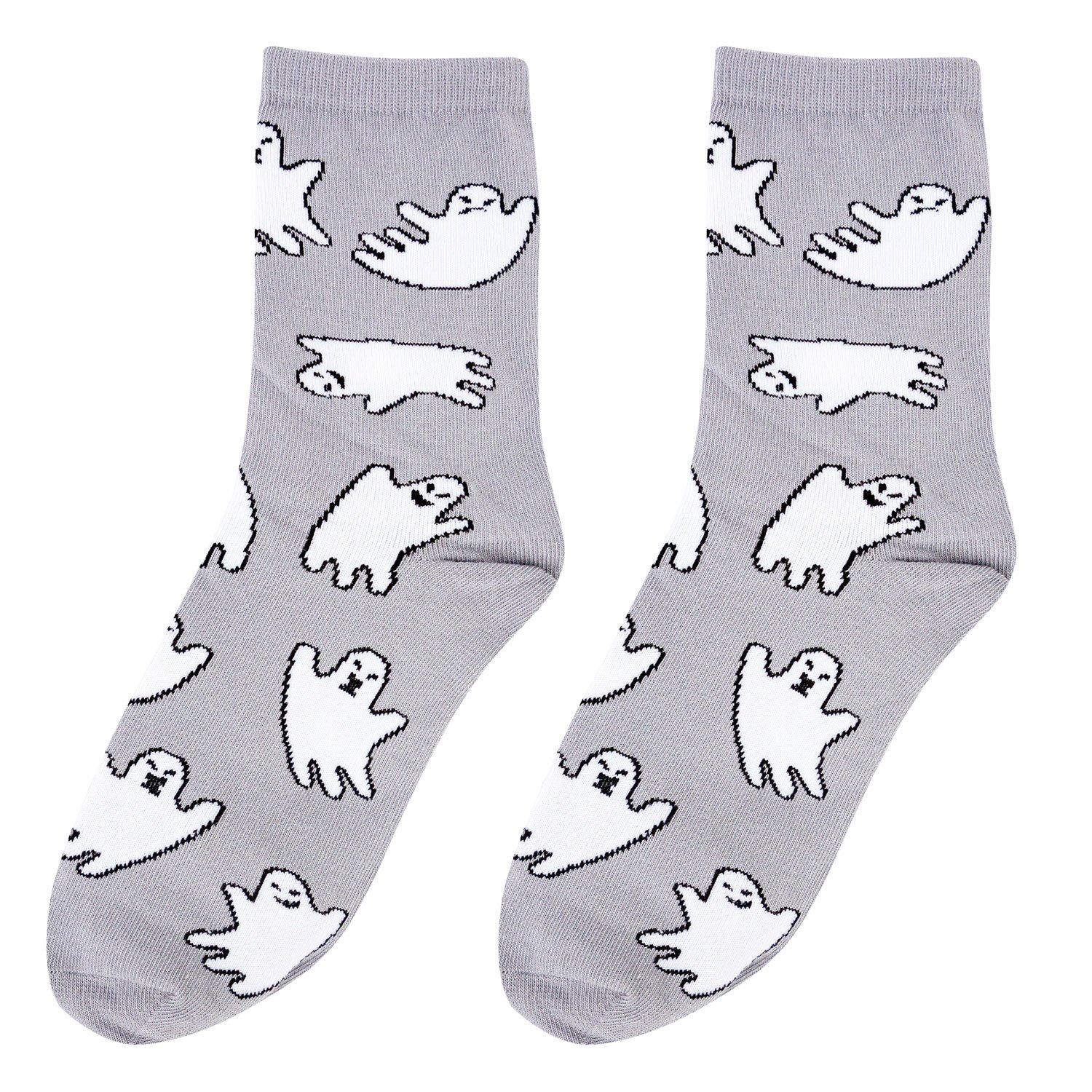 

Носки женские Kawaii Factory Привидения серые 36-39, Привидения