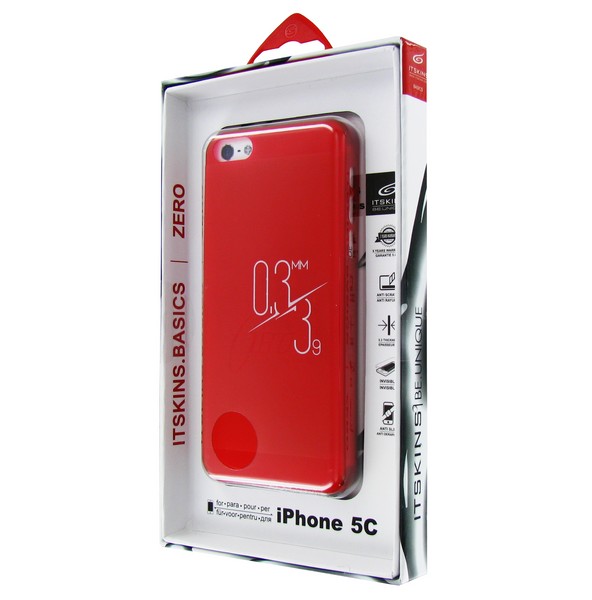 фото Чехол itskins zero.3 для iphone 5c red